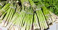 Green asparagus Royalty Free Stock Photo