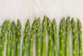Green asparagus background Royalty Free Stock Photo