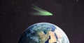 Green asteroid passing close to Earth in January and February 2023