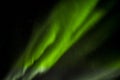 Green Aurora borealis streamers, northern Iceland