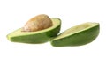Green avocado.