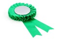 Green award ribbons badge
