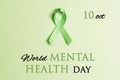 World mental health day concept