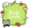 A Green Back to School Template