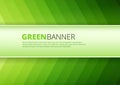 Green background with banner place Royalty Free Stock Photo