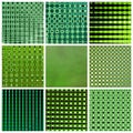 Green background - collage Royalty Free Stock Photo