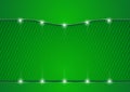 Horizontal green background illuminated by spotlights