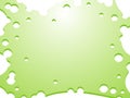 Green background with empty circles