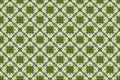 Green background pattern from the greenery square figures. Geometric seamless design template with simple symmetric Green and