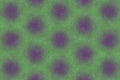 Green background with purple dots