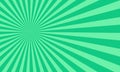 Green Background with retro rays. Color abstract ray star burst background pattern design Royalty Free Stock Photo