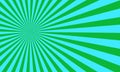 Green Background with retro rays. Color abstract ray star burst background pattern design Royalty Free Stock Photo