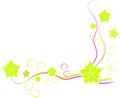Green background spring Easter Royalty Free Stock Photo