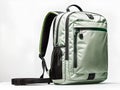 green backpack, bag, back pack