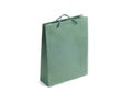 Green bag on white background