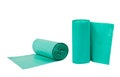 Green Bags rolls Royalty Free Stock Photo