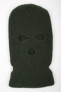 Green balaclava mask Royalty Free Stock Photo