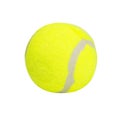 Green ball for tennis round isolated on the white background Royalty Free Stock Photo