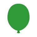 Green balloon helium float icon