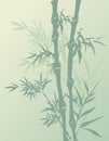 Green Bamboo Background Royalty Free Stock Photo