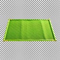 Green Bamboo Hammock on Checkered Background Royalty Free Stock Photo
