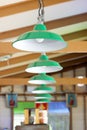 Green bankers lamp