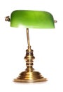 Green bankers lamp Royalty Free Stock Photo