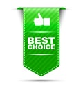 Green banner design best choice