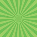 Green banner rays, lines background