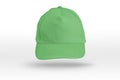 Green Baseball Cap on a white background. Royalty Free Stock Photo
