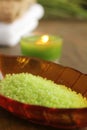 Green bath salt