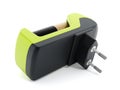 Green battery charger Royalty Free Stock Photo