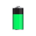 Green Battery Illustration