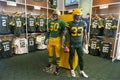 Green Bay Packers Football Jerseys, Pro Shop Royalty Free Stock Photo
