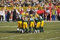 Green Bay Packers Huddling Royalty Free Stock Photo