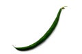 Green bean isolated on white background Royalty Free Stock Photo