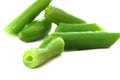 Green bean pods detail