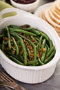 Green beans with bacon for Thanksgiving or Christmas dinner