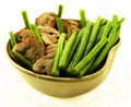 Green beans bowl. Royalty Free Stock Photo