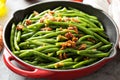 Green beans with caramelized pecans Royalty Free Stock Photo