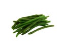 Green beans isolated on white Royalty Free Stock Photo