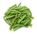 Green Beans Isolated on White Background Royalty Free Stock Photo