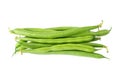 Green beans isolated in white background. Healthy food. Black Eyed Peas. File contains clipping path. Veganism