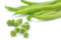 Green beans and marrowfat peas