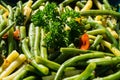 Green beans salad Royalty Free Stock Photo