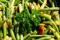 Green beans salad Royalty Free Stock Photo