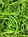 Green Beans for Sale. Royalty Free Stock Photo