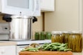 Home Preserving of fresh garden vegetables