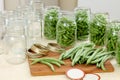 Home Preserving of green beans