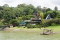 Lake shore in Valle de Bravo, Mexico Royalty Free Stock Photo